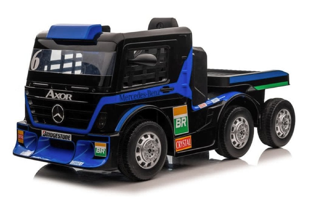 VOITURE ÉLECTRIQUE ENFANT • CAMION AXOR Mercedes • 2x12V 7Ah, Enlèvement, Neuf
