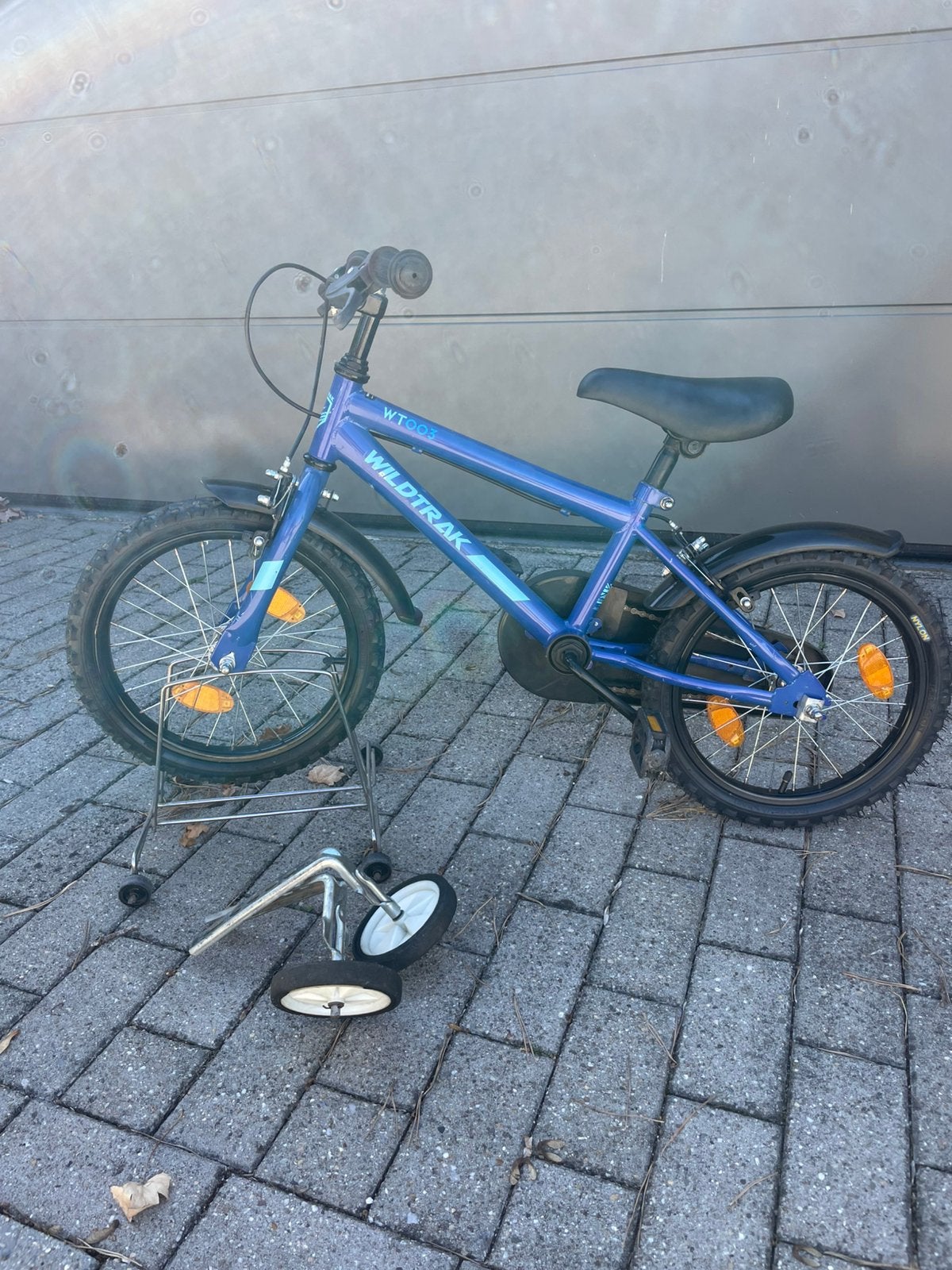 16 inch kinderfiets Zeer goede staat, Ophalen, Gebruikt, Zijwieltjes