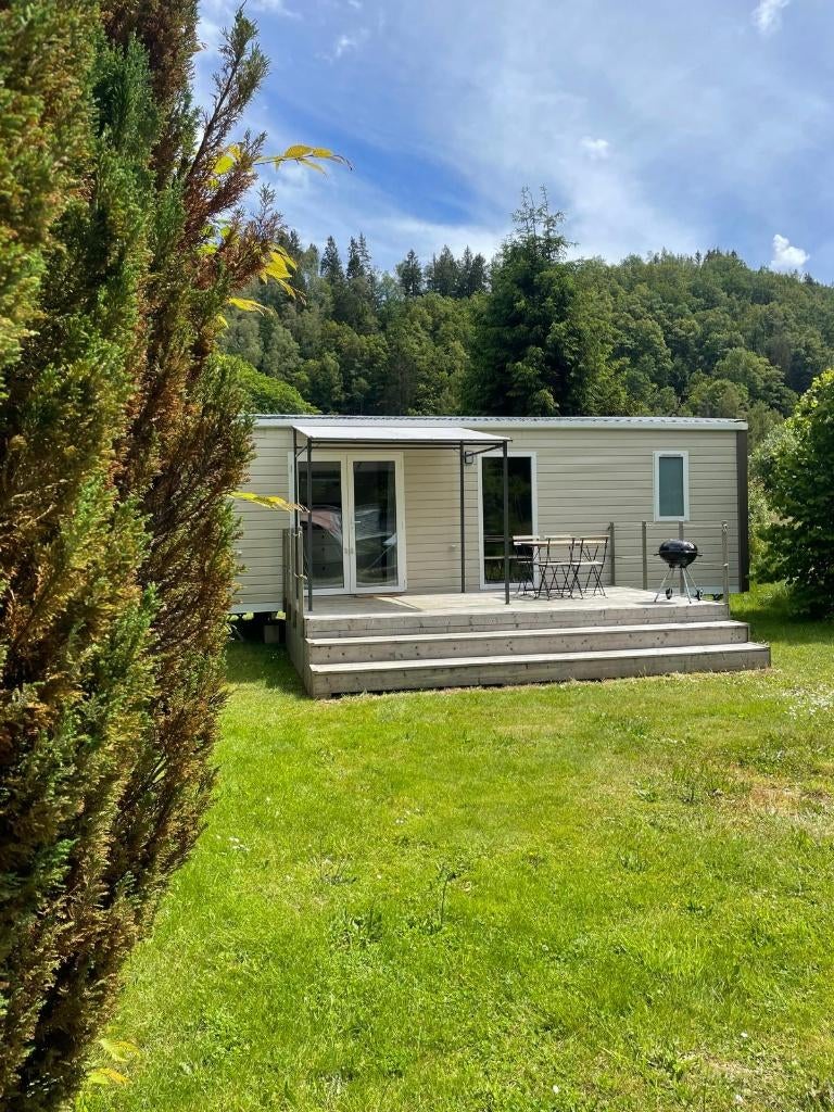 Chalet - camping l'Eau Vive, Caravans en Kamperen, Stacaravans, tot en met 4, Ophalen