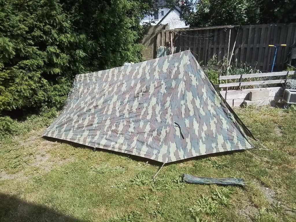 Tente militaire, Caravanes & Camping, Enlèvement, Utilisé