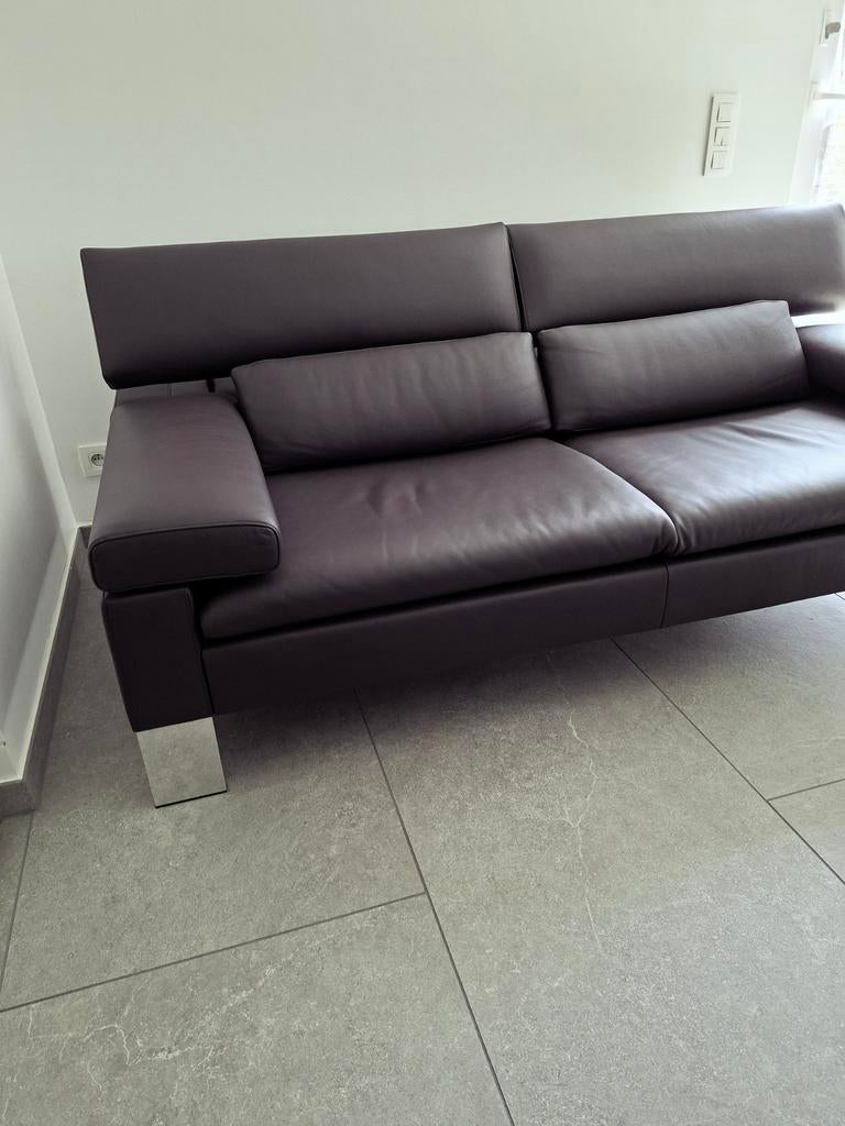 Jori lederen sofa 2-zit – vernieuwd – topstaat, Maison & Meubles, Canapés | Salons, Enlèvement