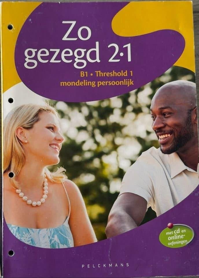 zo gezegd 2.1, Boeken, Ophalen, Zo goed als nieuw, Overige niveaus, Pelckmans