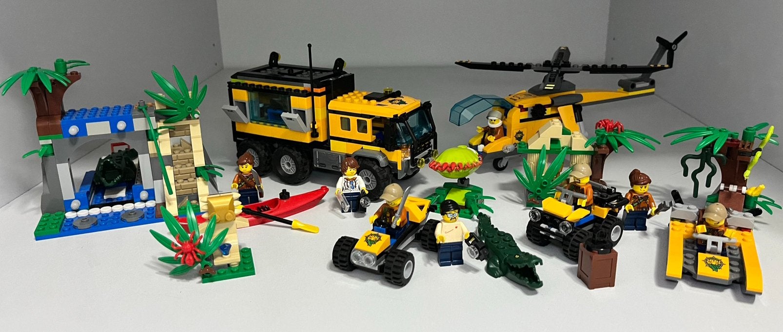 Lego City set jungle 60156 60157 60158 60160, City, Lego, Ophalen of Verzenden, Zo goed als nieuw