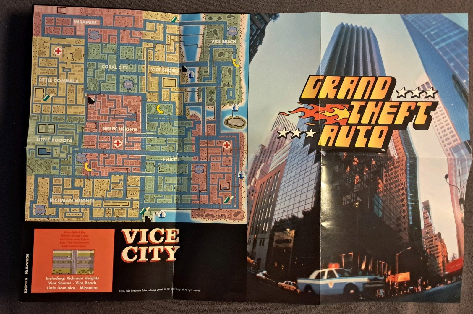 GTA l PS1 l Dossier 3 en 1., Enlèvement ou Envoi, Cartes en vrac