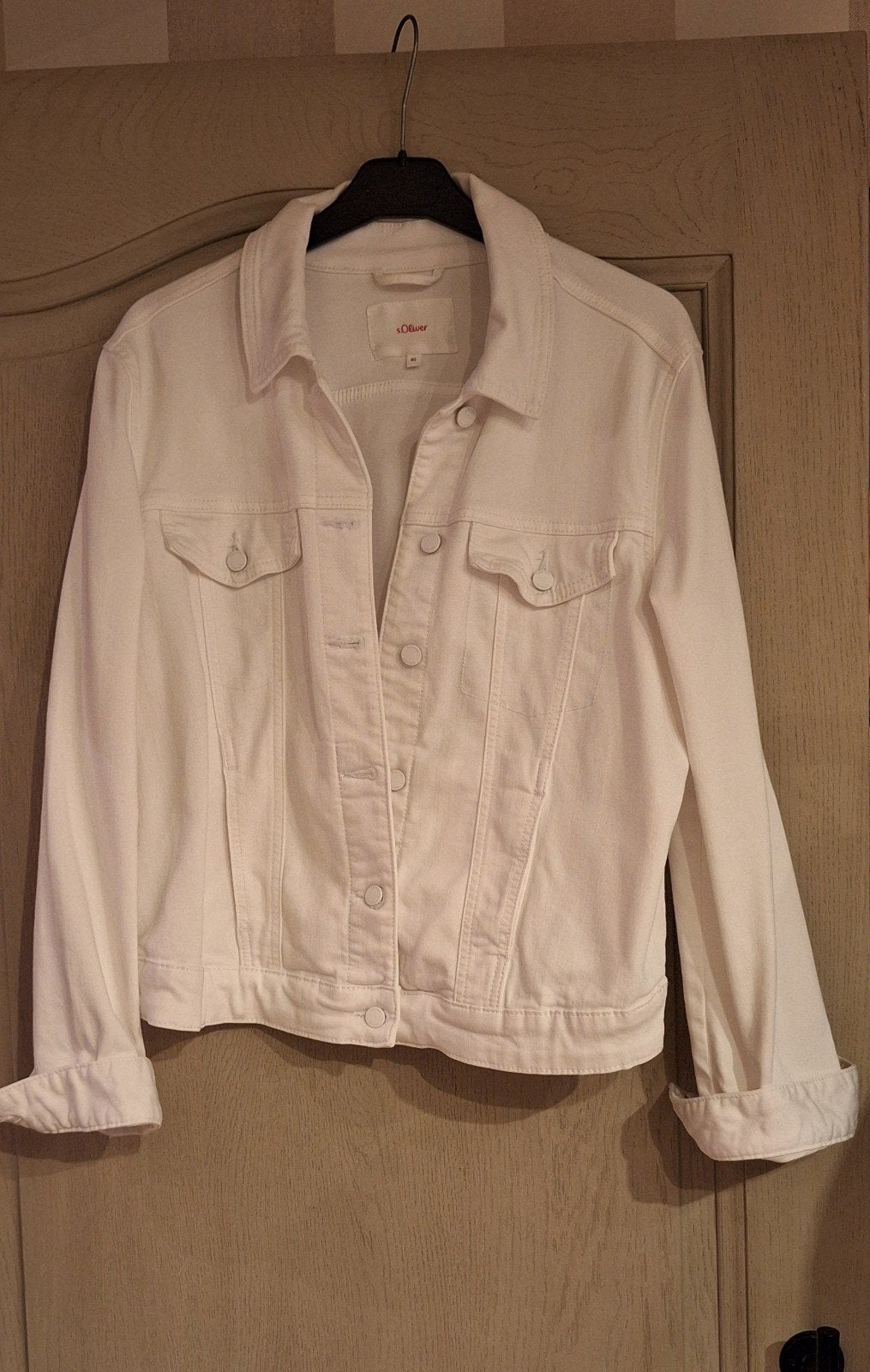 veste, Taille 38/40 (M), S. Oliver, Enlèvement, Blanc
