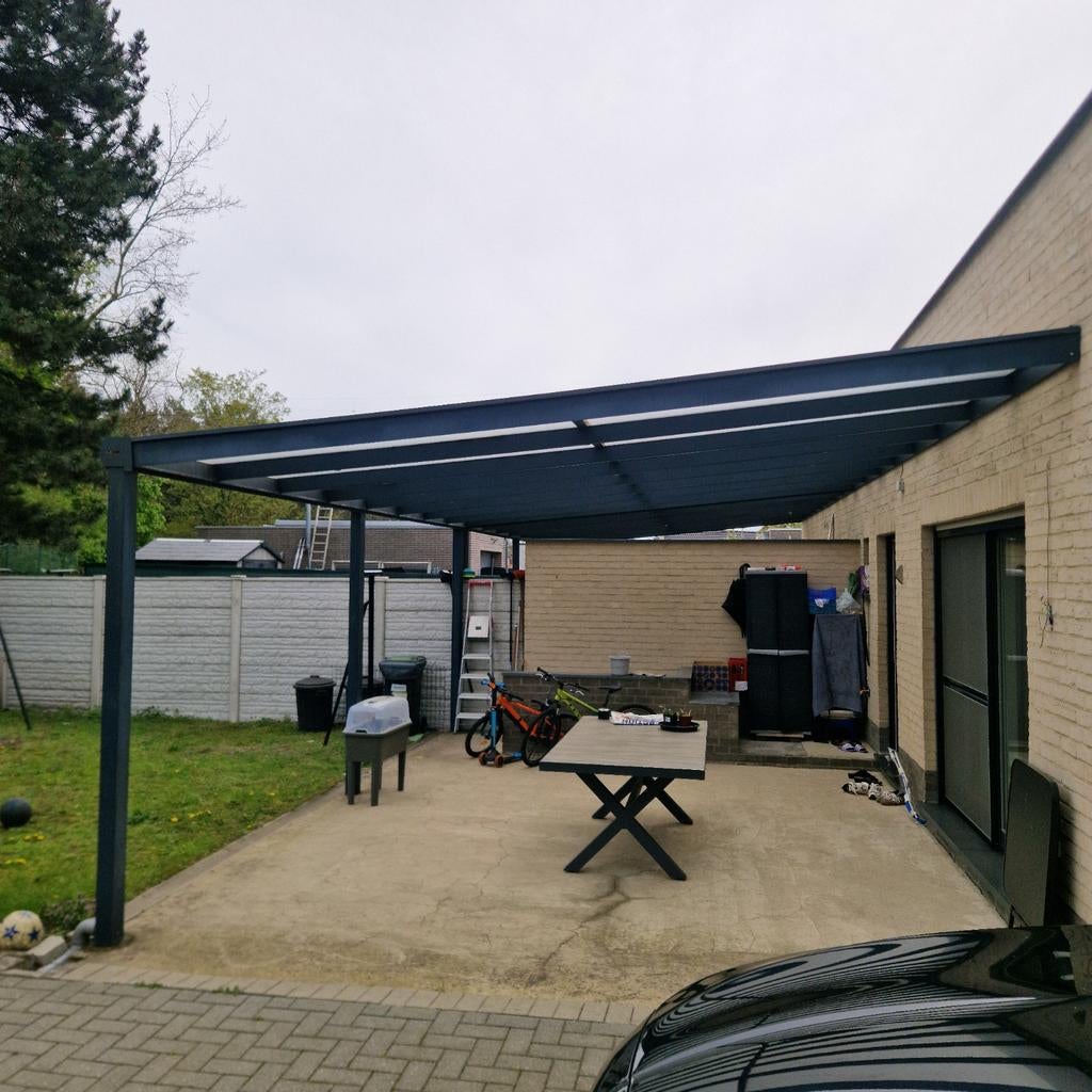 Overkapping 4m70cm x7m, Ophalen