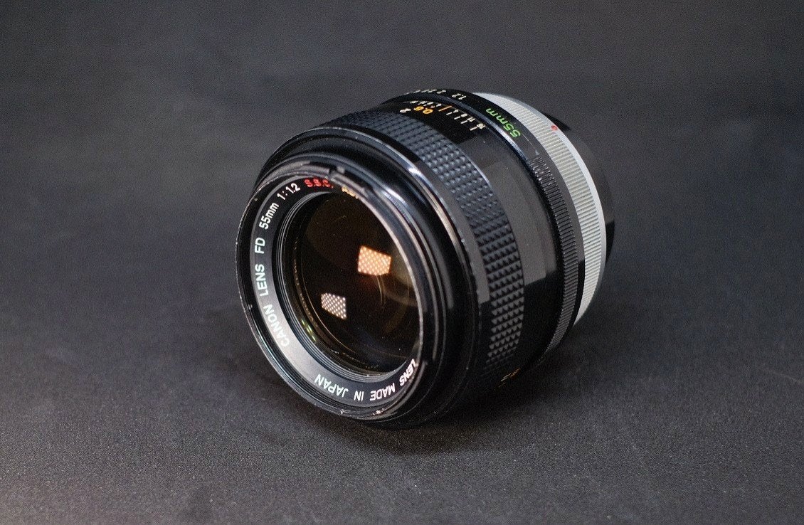 Canon FD 55mm f1.2 asph S.S.C., Ophalen, Gebruikt, Standaardlens