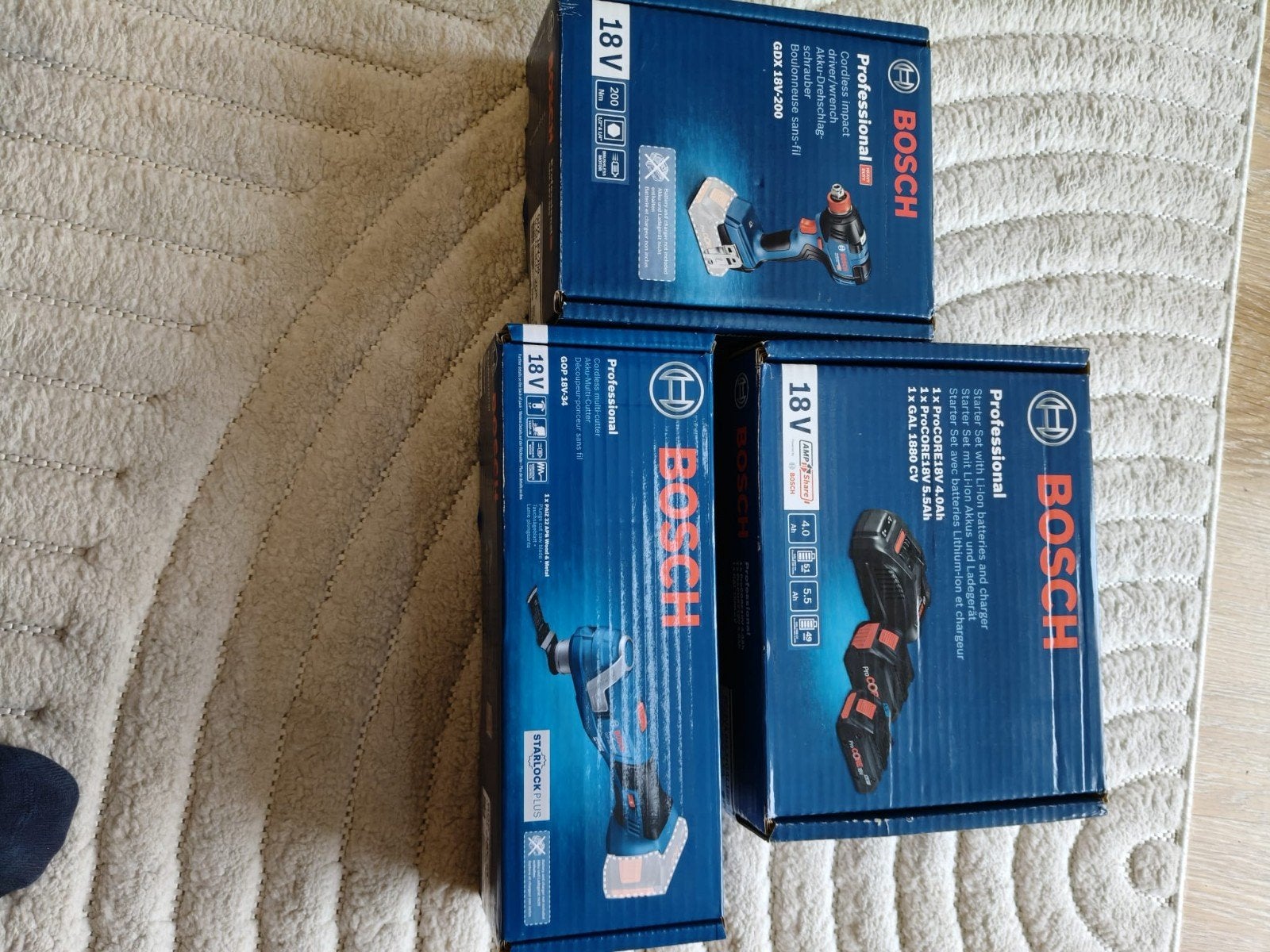 Bosch 18v, Enlèvement