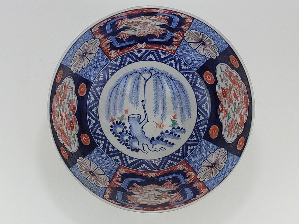 Grand bol imari/bol à punch ancien, Enlèvement ou Envoi