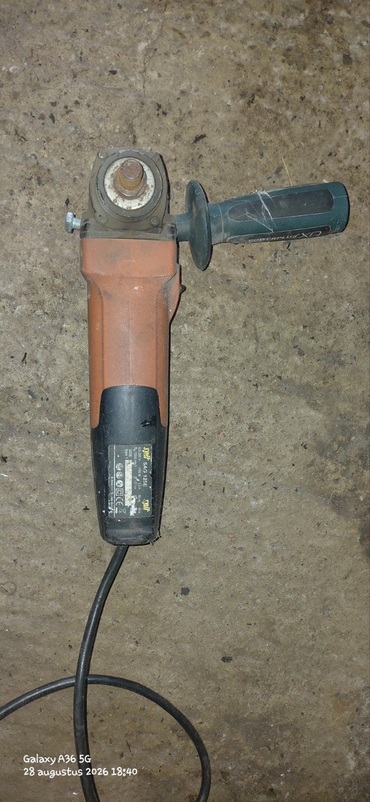 professionele slijptol, Enlèvement, Utilisé, 1000 watts ou plus, Meuleuse d'angle