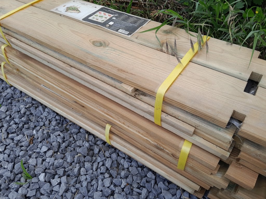Lot de carré potager, Carré, Enlèvement, 100 cm ou plus, Bois