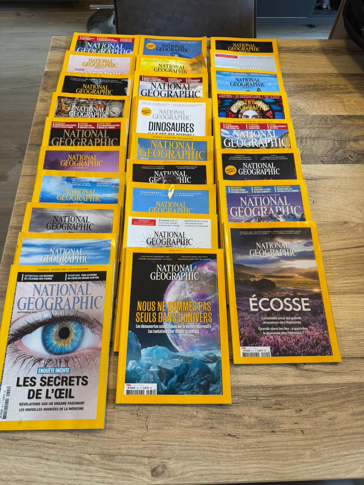 Lot de 27 magazines National Geographic, Enlèvement, Comme neuf