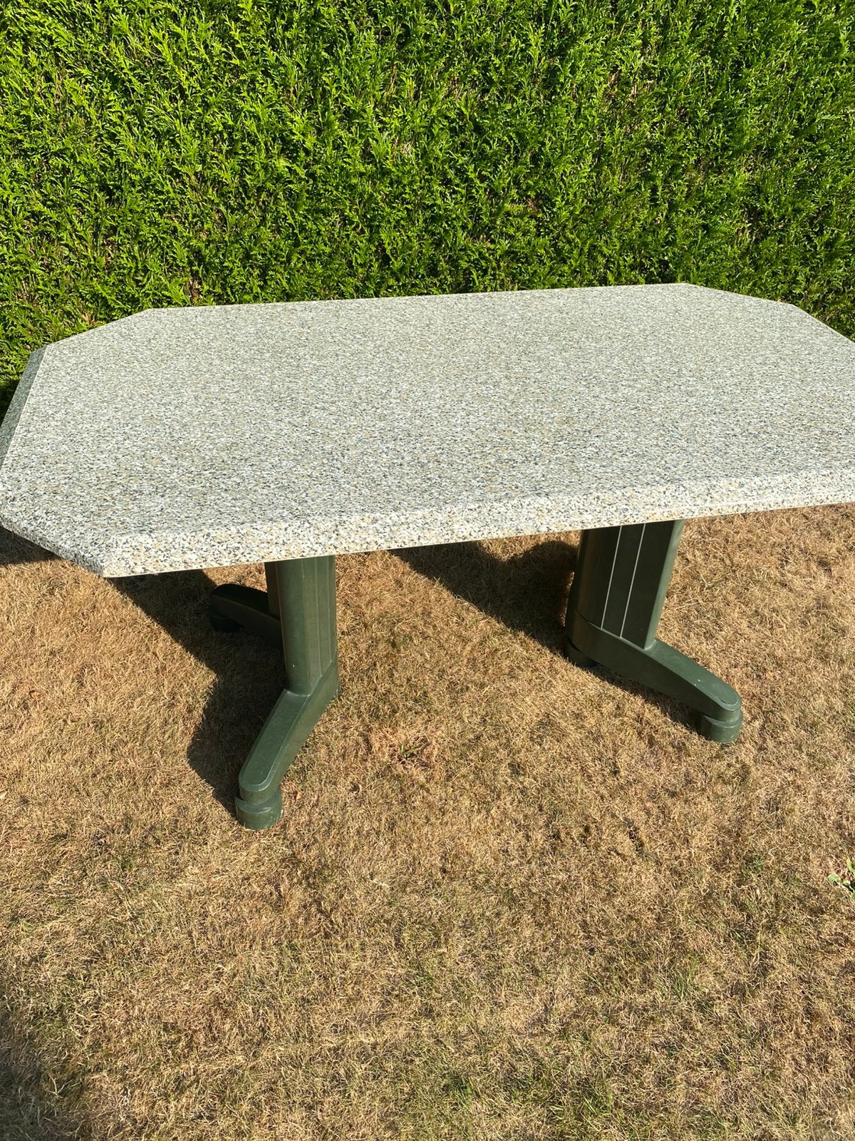 Hartmann tuintafel, Tuin en Terras, Ophalen, Gebruikt, Rechthoekig, Kunststof
