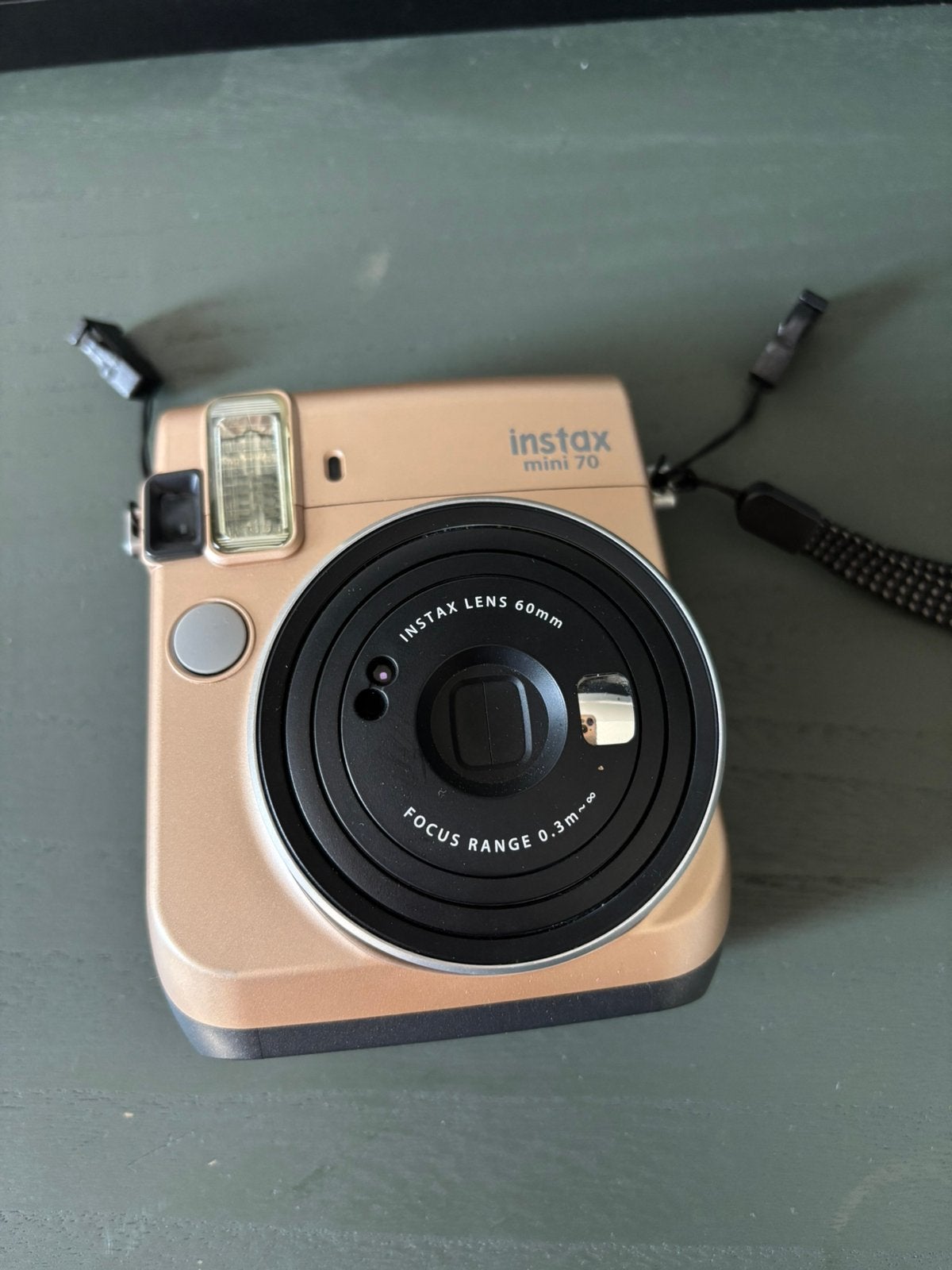 Instax Mini 70 instant camera Goud, Audio, Tv en Foto, Fotocamera's Analoog, Ophalen of Verzenden, Zo goed als nieuw, Compact