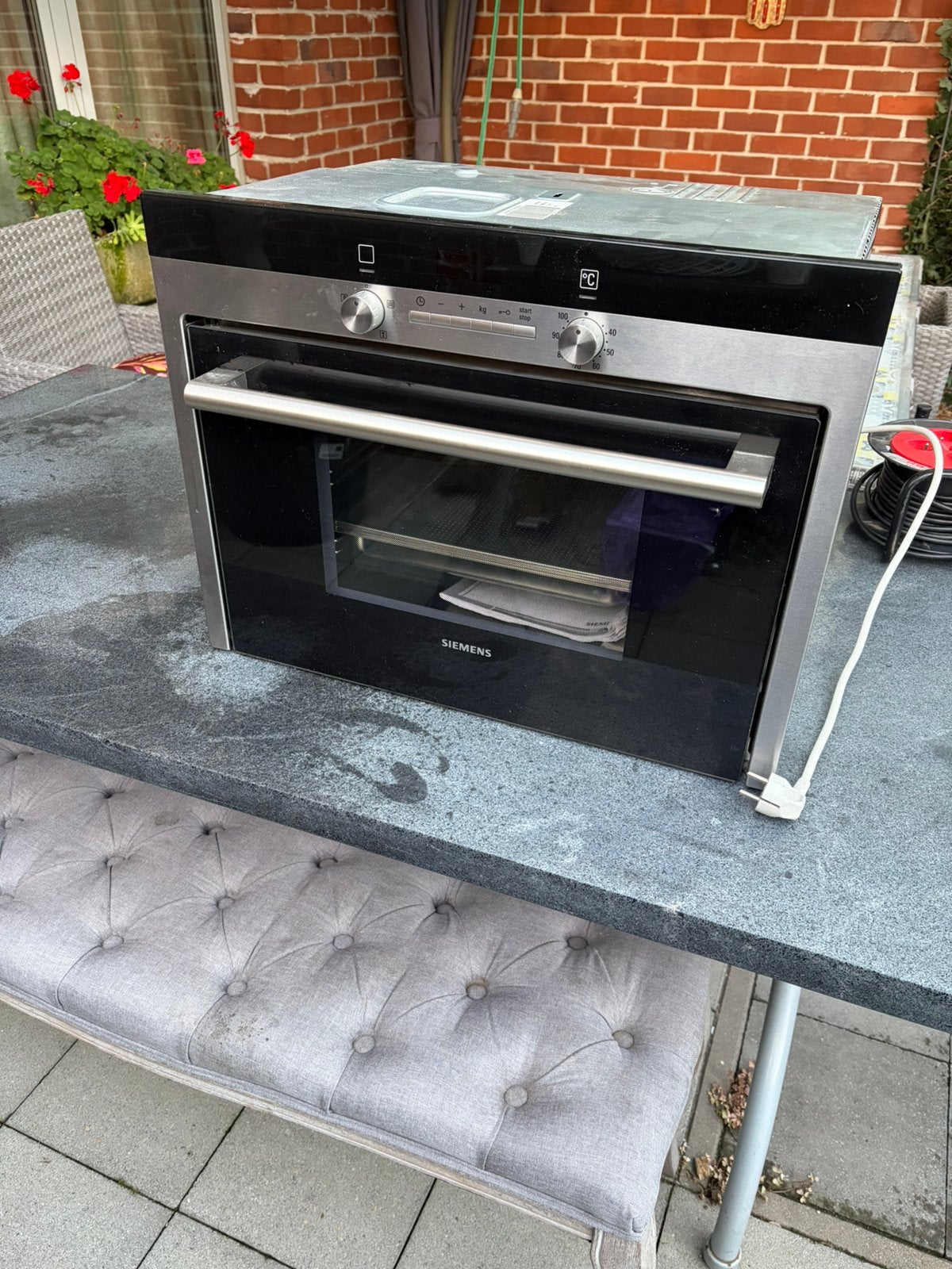 Siemens inbouwoven - Zwart/RVS net als nieuw!, Elektronische apparatuur, Ophalen, Zo goed als nieuw, Siemens, Oven