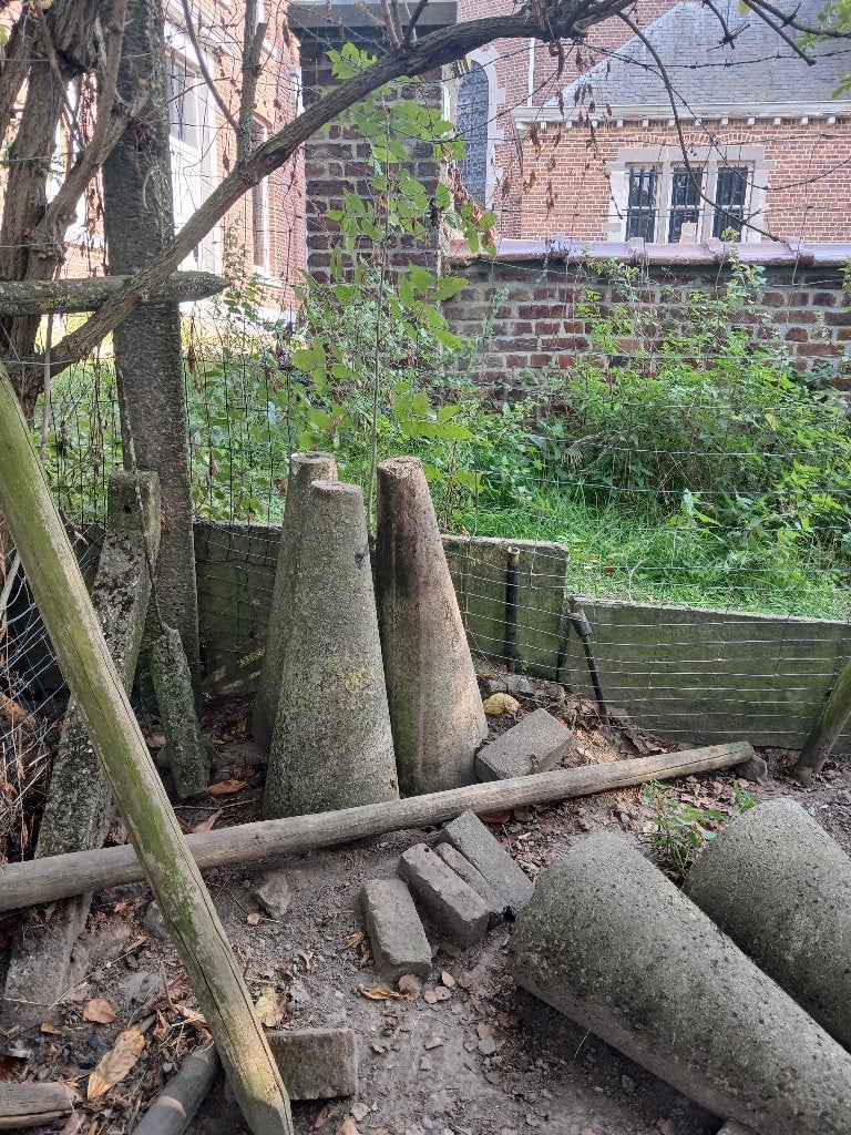 Paal beton, Ophalen, Gebruikt, Palen