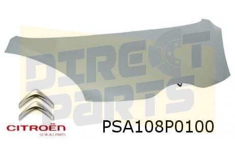 Citroën C1 (-5/14) motorkap (te spuiten) Origineel! 16125425, Auto-onderdelen, -, Nieuw, -, Motorkap