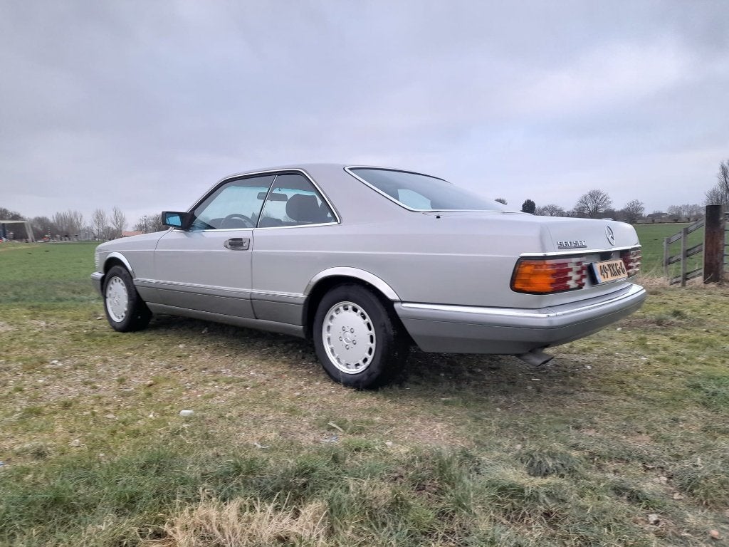 Belle Mercedes 560 SEC originale de 1986, pas de rouille ! !, Cuir, Argent ou Gris, Achat, 5600 cm³