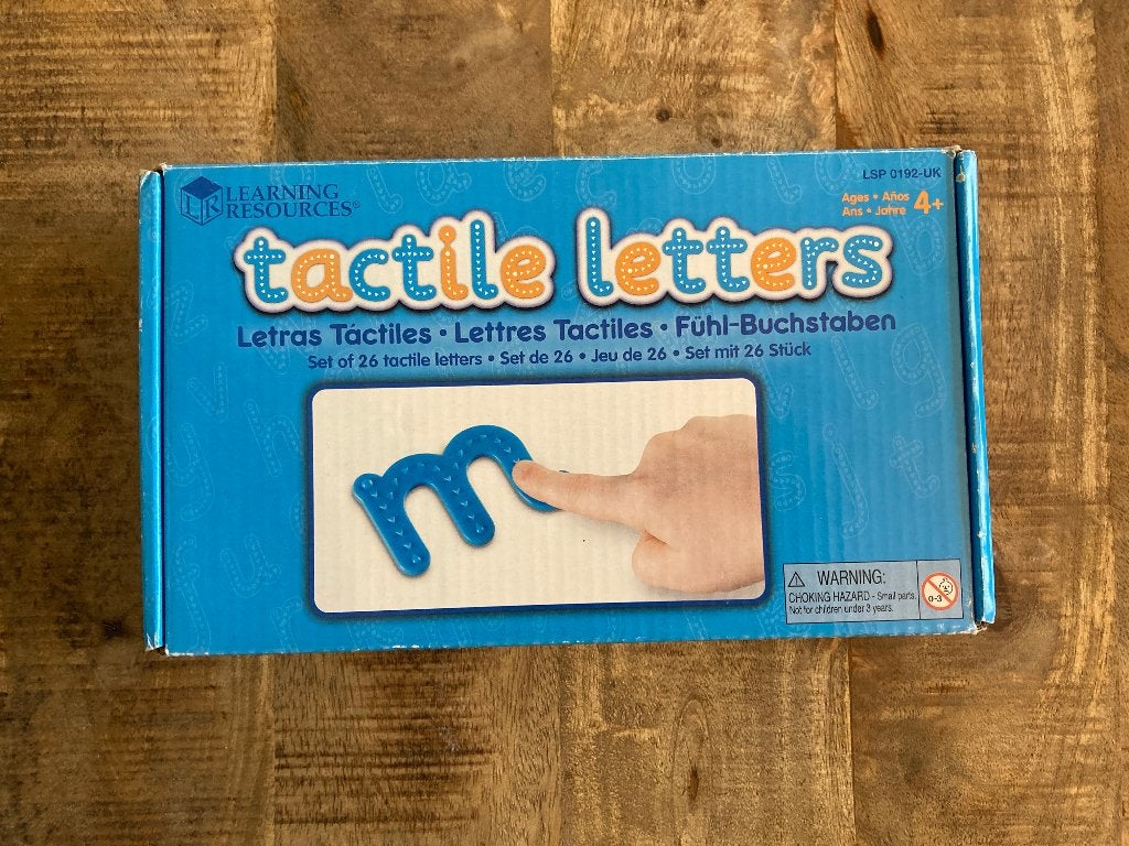Learning Resources Tactiele Letters (Tactile Letters), Ophalen of Verzenden, Gebruikt, Taal en Lezen