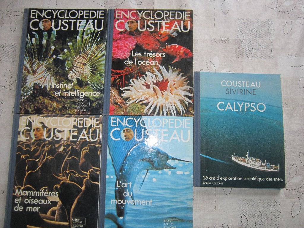 Livres 13 cousteau caisse n62 Adam D, Livres, Enlèvement, Utilisé