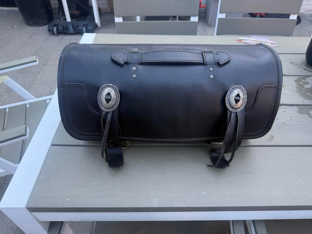 Sac de moto universel en cuir, Enlèvement, Comme neuf