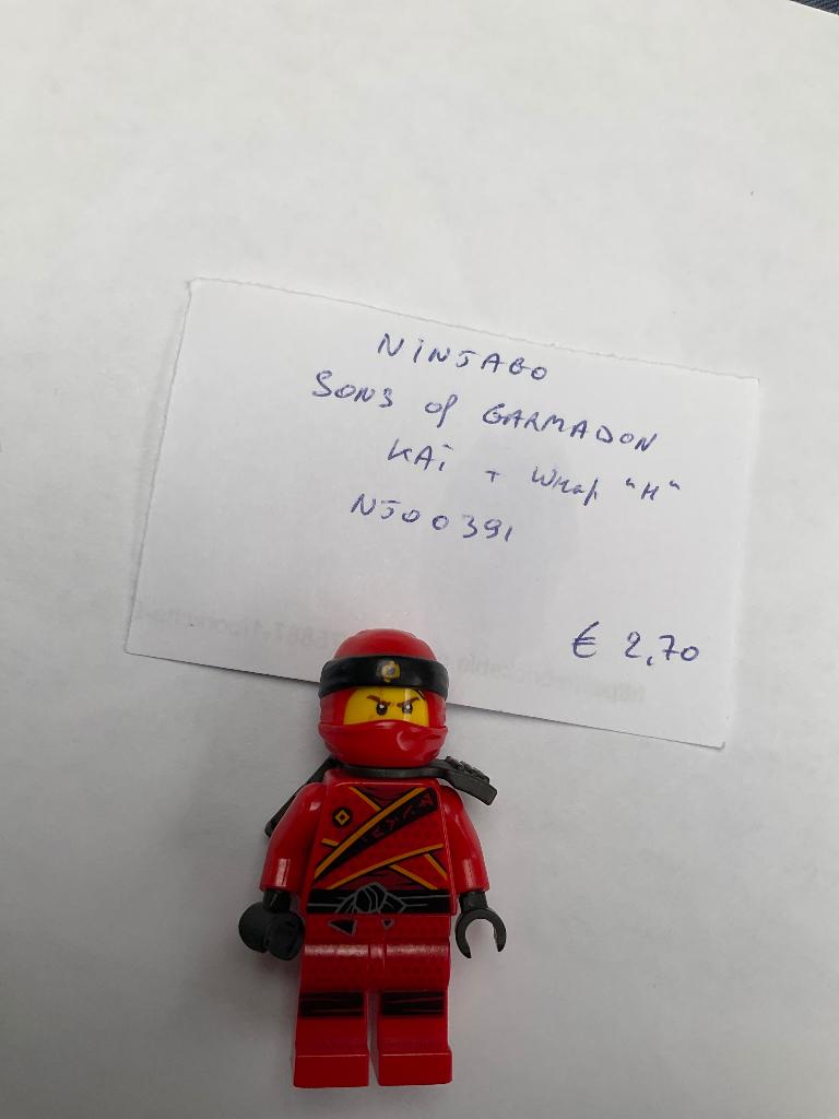Lego Ninjago fig njo0391 Kai + wrap H, Kinderen en Baby's, Speelgoed | Duplo en Lego, Ophalen of Verzenden, Zo goed als nieuw