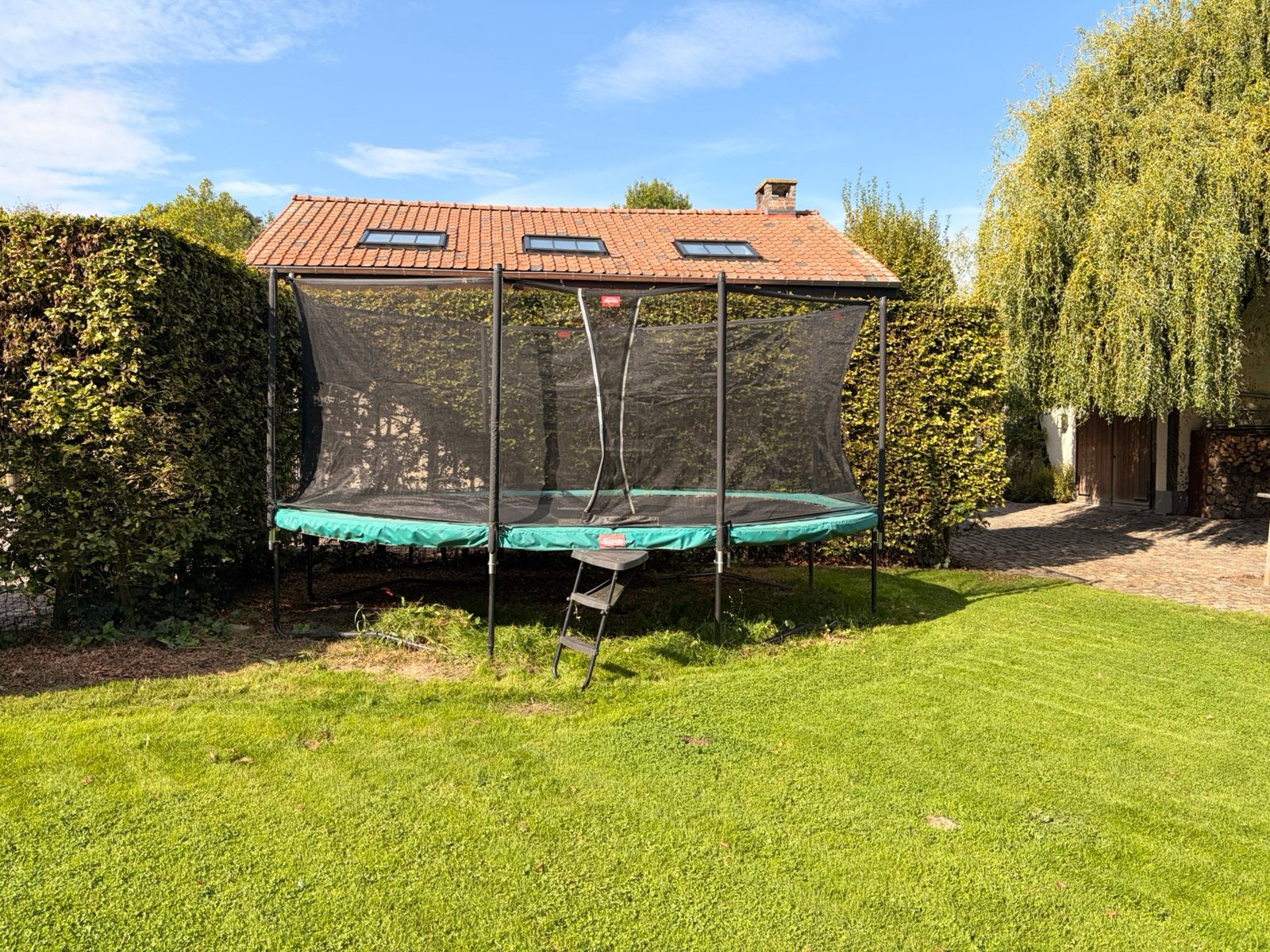 Trampoline Berg Grand Champion (nieuw veiligheidsnet), Ophalen, Gebruikt