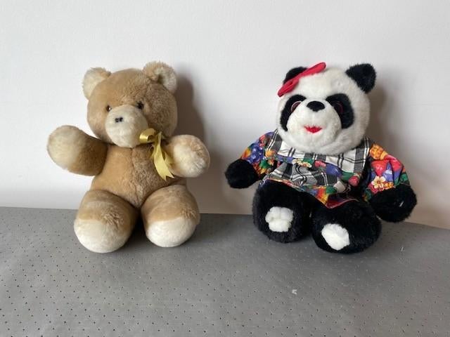 2 schattige knuffels, Ophalen, Gebruikt