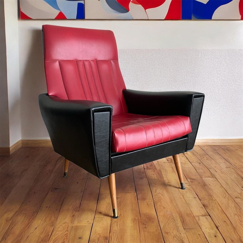 Retro / vintage fauteuil jaren ‘60, Huis en Inrichting, Ophalen