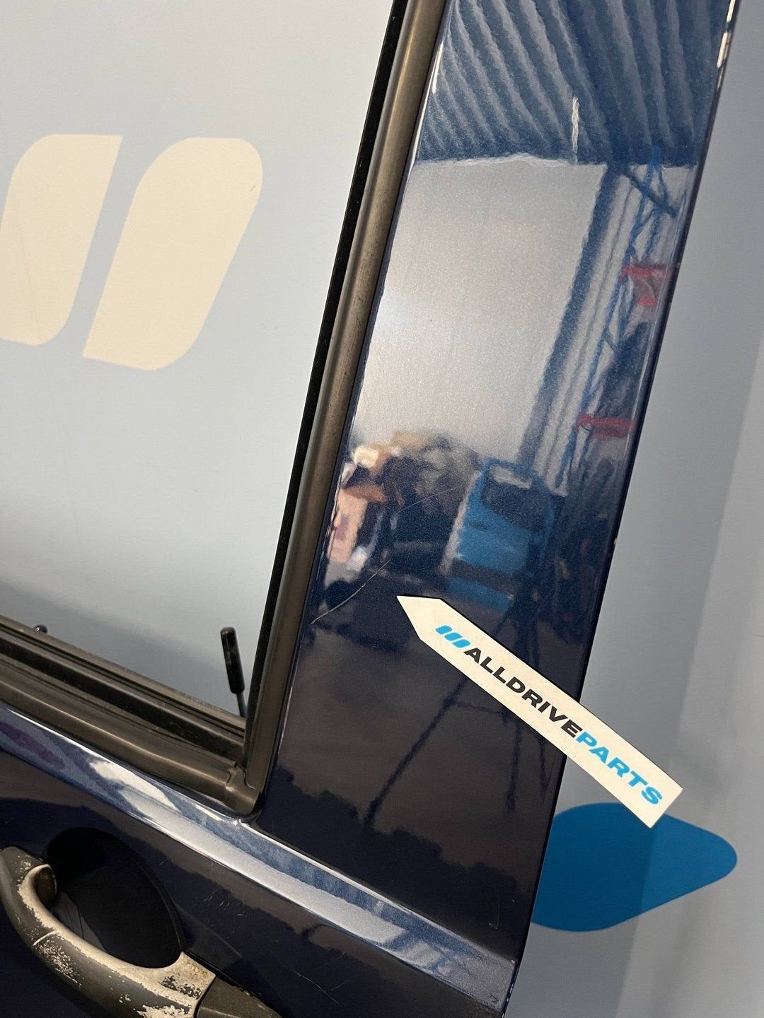 VW Transporter T5 Voorportier links LD5Q Blauw 7E0831055G, -, Utilisé, Porte, -