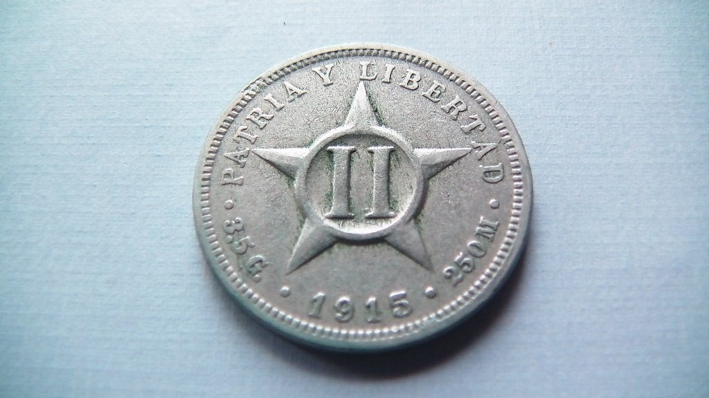 cuba 2 centavos 1915, Enlèvement