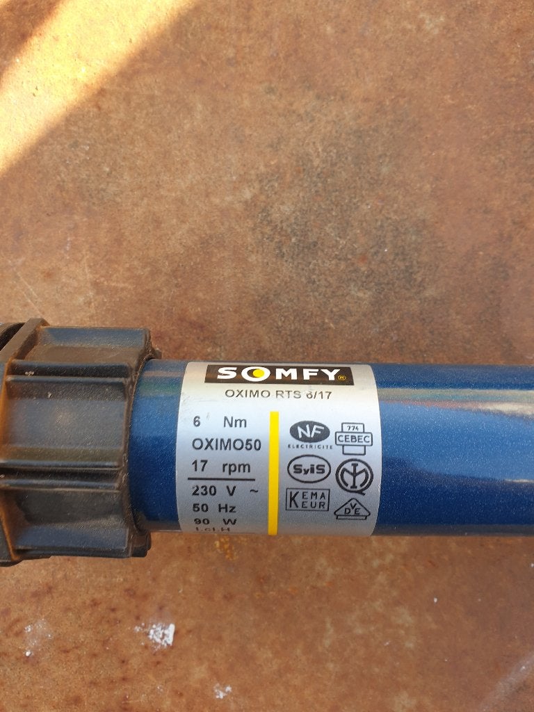 Somfy rolluikmotors, Doe-het-zelf en Bouw, Ophalen, Gebruikt, Overige kleuren, Minder dan 100 cm