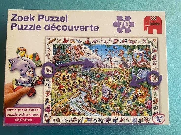 Zoek puzzel Jumbo 70 stuks, Kinderen en Baby's, Speelgoed | Kinderpuzzels, Ophalen of Verzenden