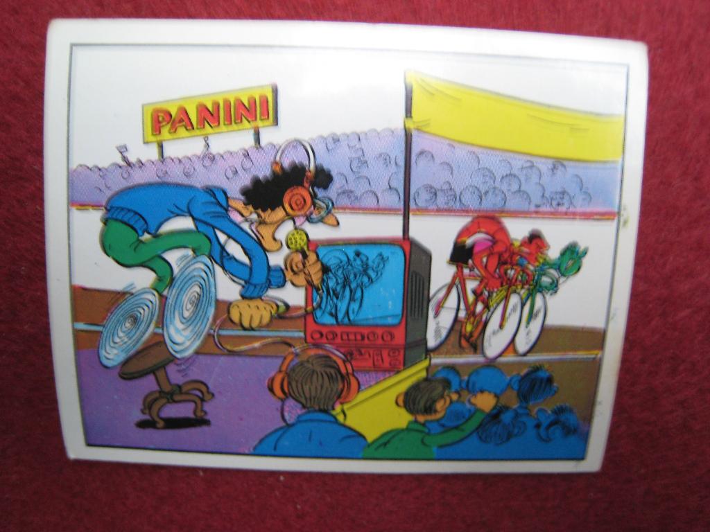 Caricature numéro 60 de Panini Sprint 1972, Envoi, Comme neuf, Autocollant