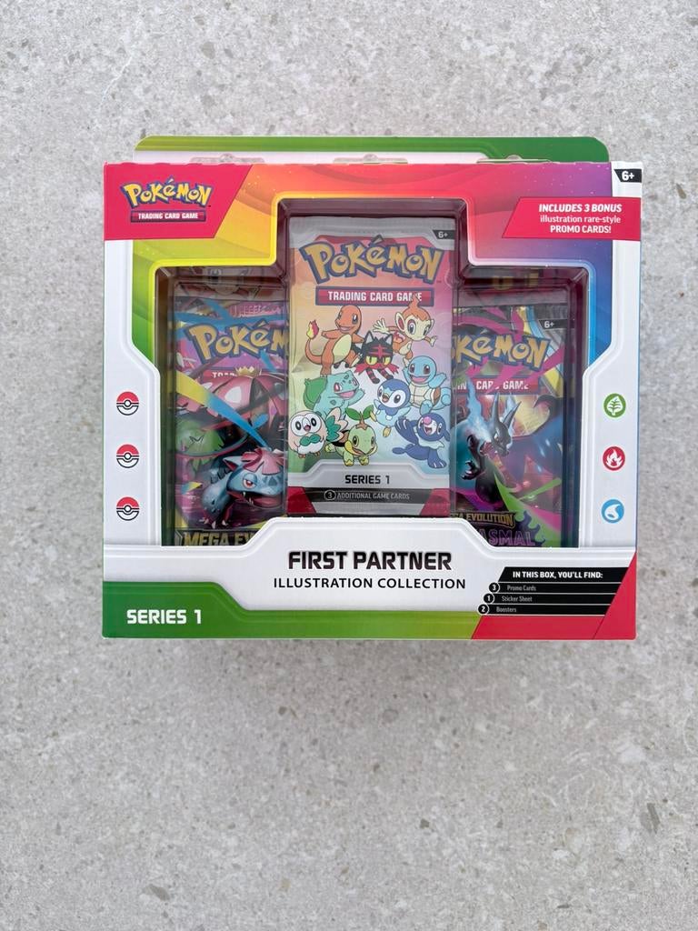 Pokémon - First Partner Illustration Collection - Series 1, Ophalen, Nieuw
