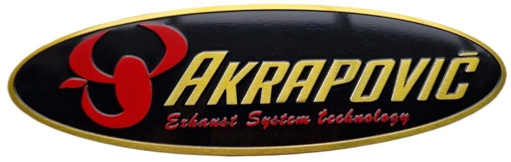 Akrapovic aluminium uitlaatplaatje #3, Motoren, Accessoires | Stickers, Verzenden