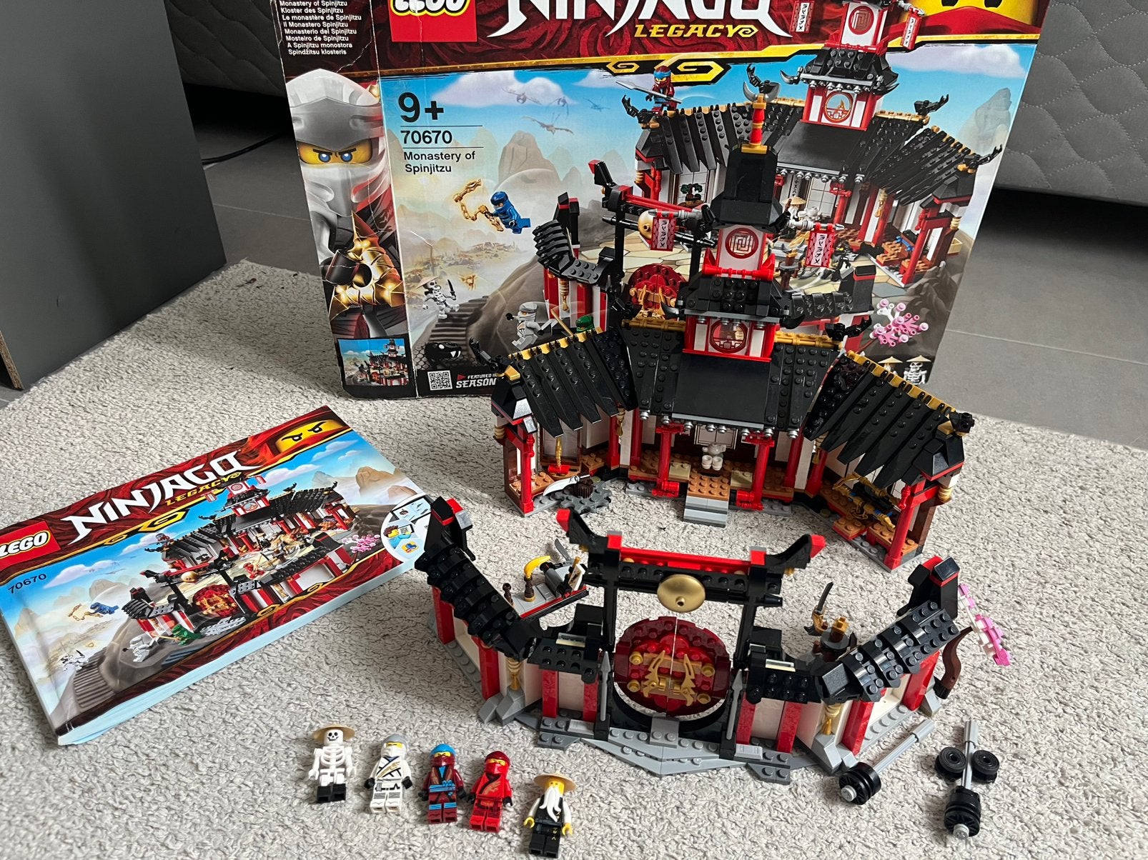 Lego Ninjago Legacy Monastery Of Spinjitzu 70670, Ophalen of Verzenden, Zo goed als nieuw, Lego, Ninjago