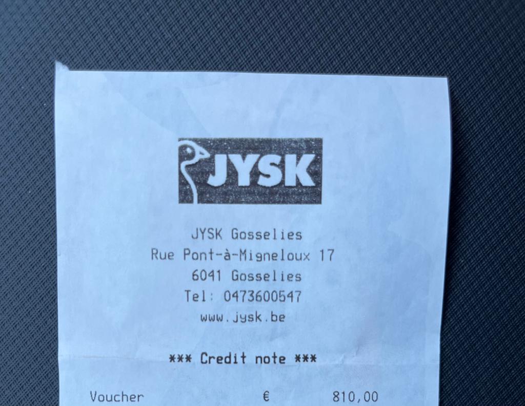 Bon d’achat Jysk, Autres