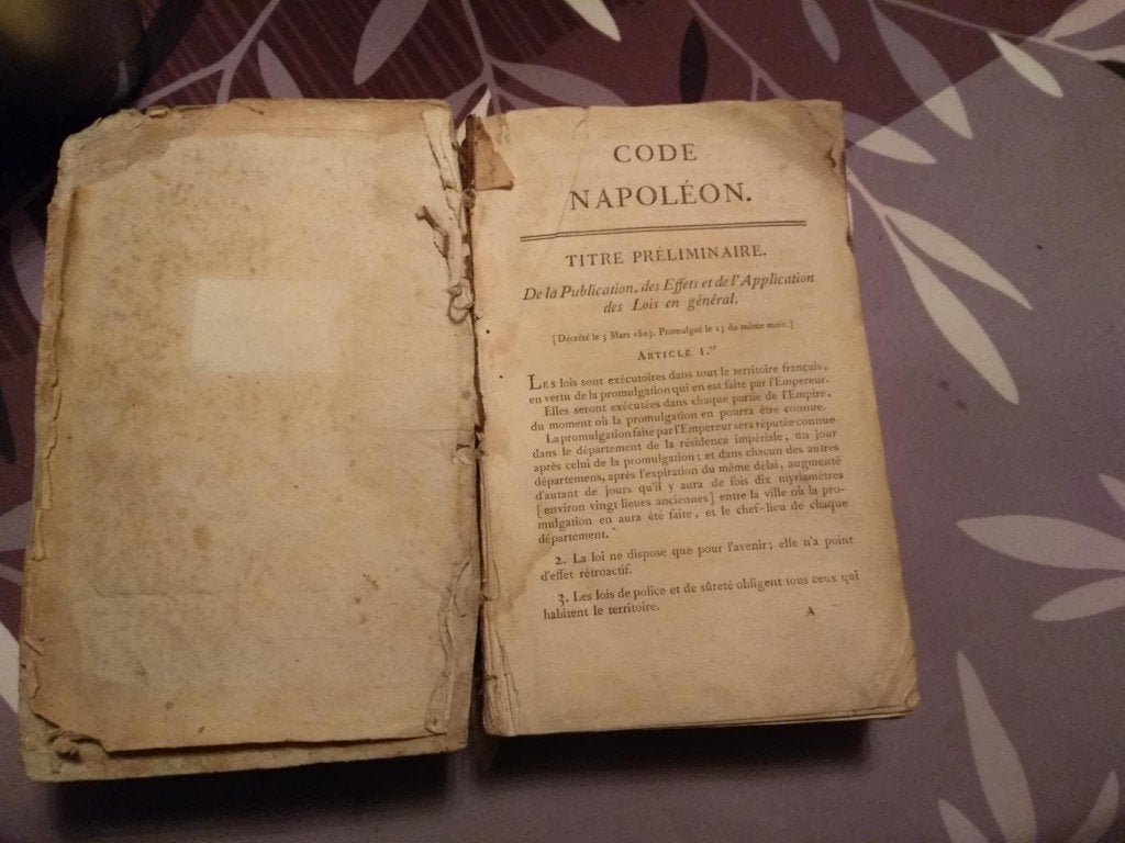 livre code Napoléon, Boeken, Geschiedenis | Wereld, Ophalen
