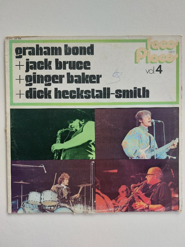 GrahamBond+JackBruce+GinderBaker+DickHeckstall (1972-Blues), LP, Gebruikt, Ophalen of Verzenden, Inclusief binnenhoes