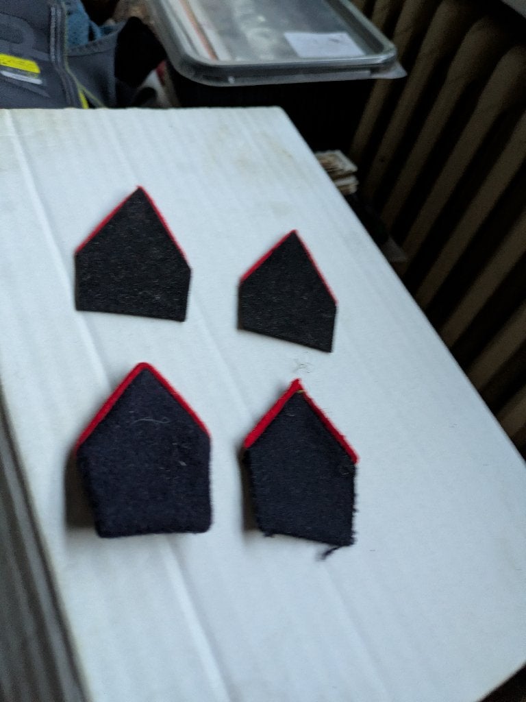 Artillerie kraagspiegels, Ophalen of Verzenden, Landmacht, Embleem of Badge