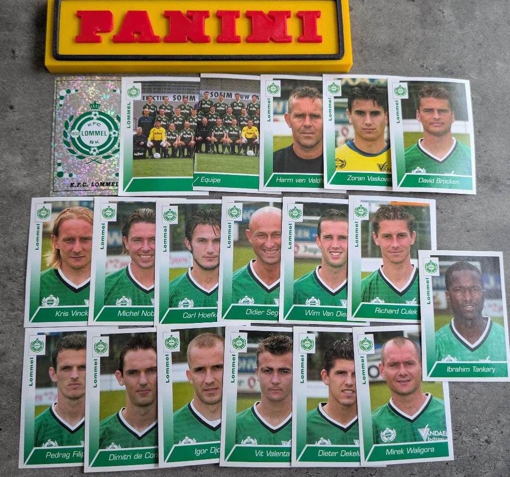 PANINI STICKERS 19X FOOTBALL 2003 KFC LOMMEL VOETBAL, Ophalen of Verzenden, Nieuw