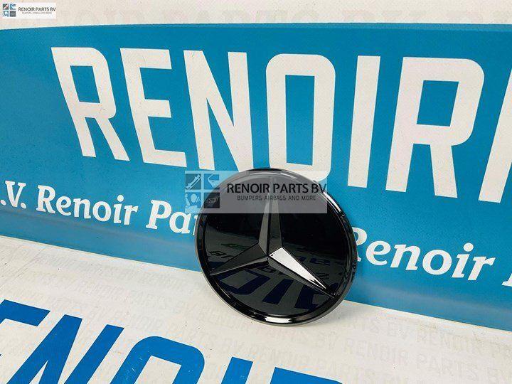 W177 STER MERCEDES A Klasse Grill Embleem Zwart W118 W247, Gebruikt, -, -, 6 maanden garantie