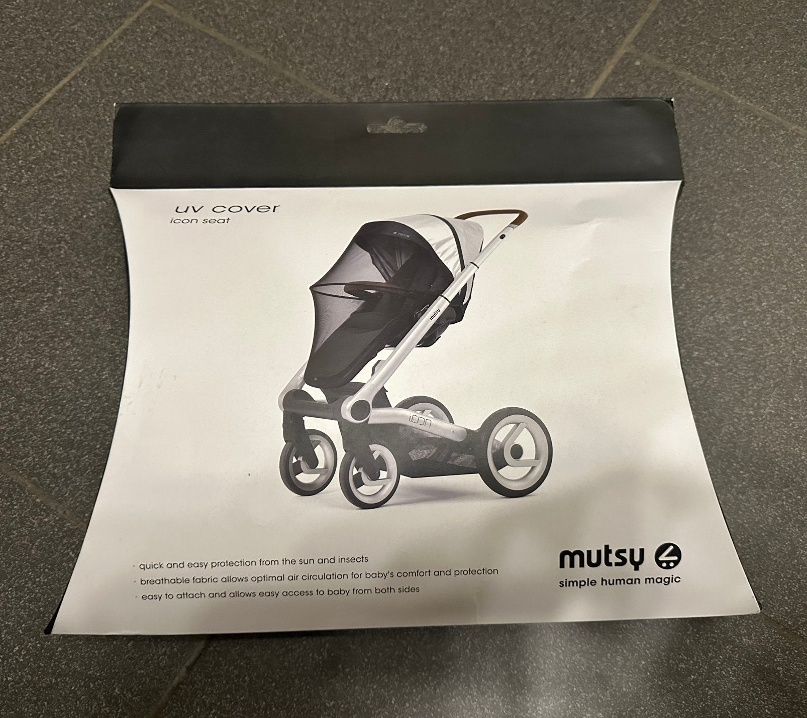 Mutsy icon uv cover, Enlèvement