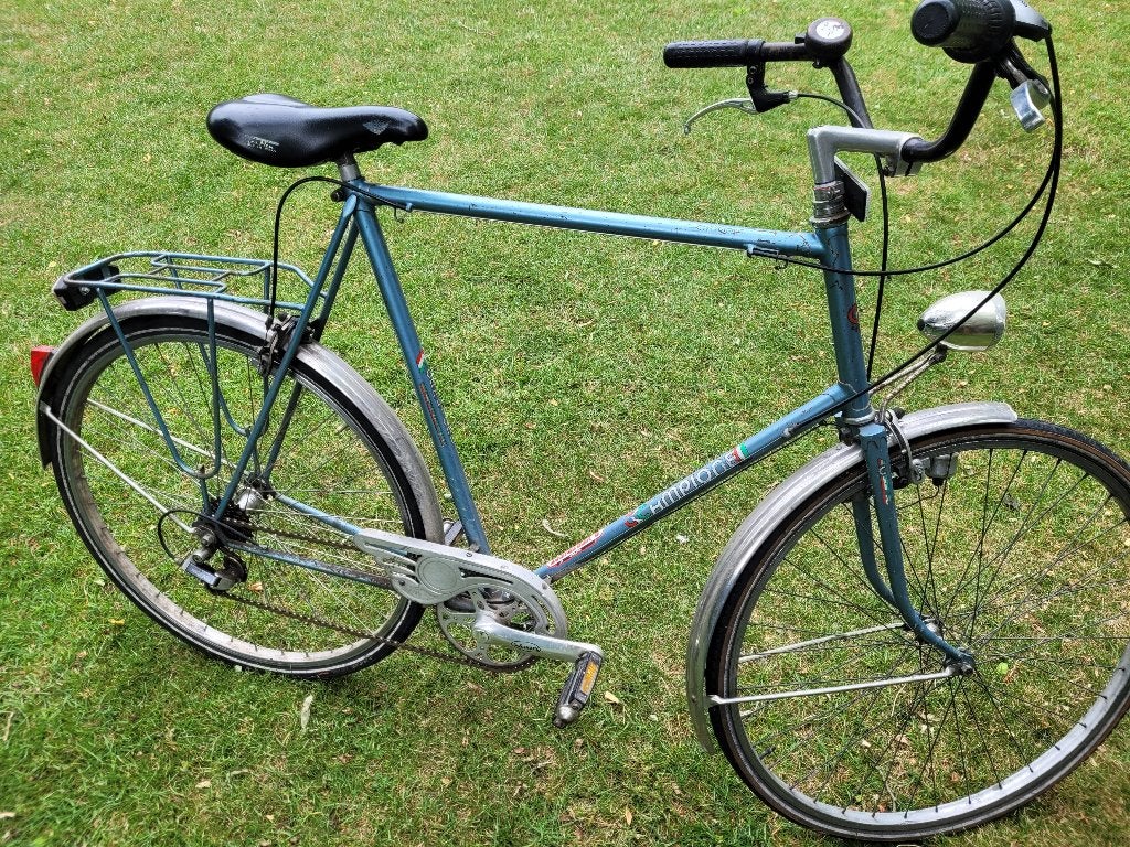 Herenfiets, Gebruikt, Velgrem, Versnellingen, 65 cm of meer