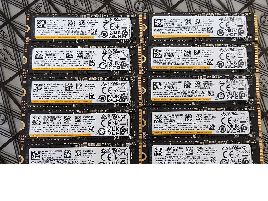 1Tb SSD Samsung 9f1 NVMe M.2 Type 2280 Gen 4x4, Computers en Software, Intern, SSD, Ophalen of Verzenden, Zo goed als nieuw