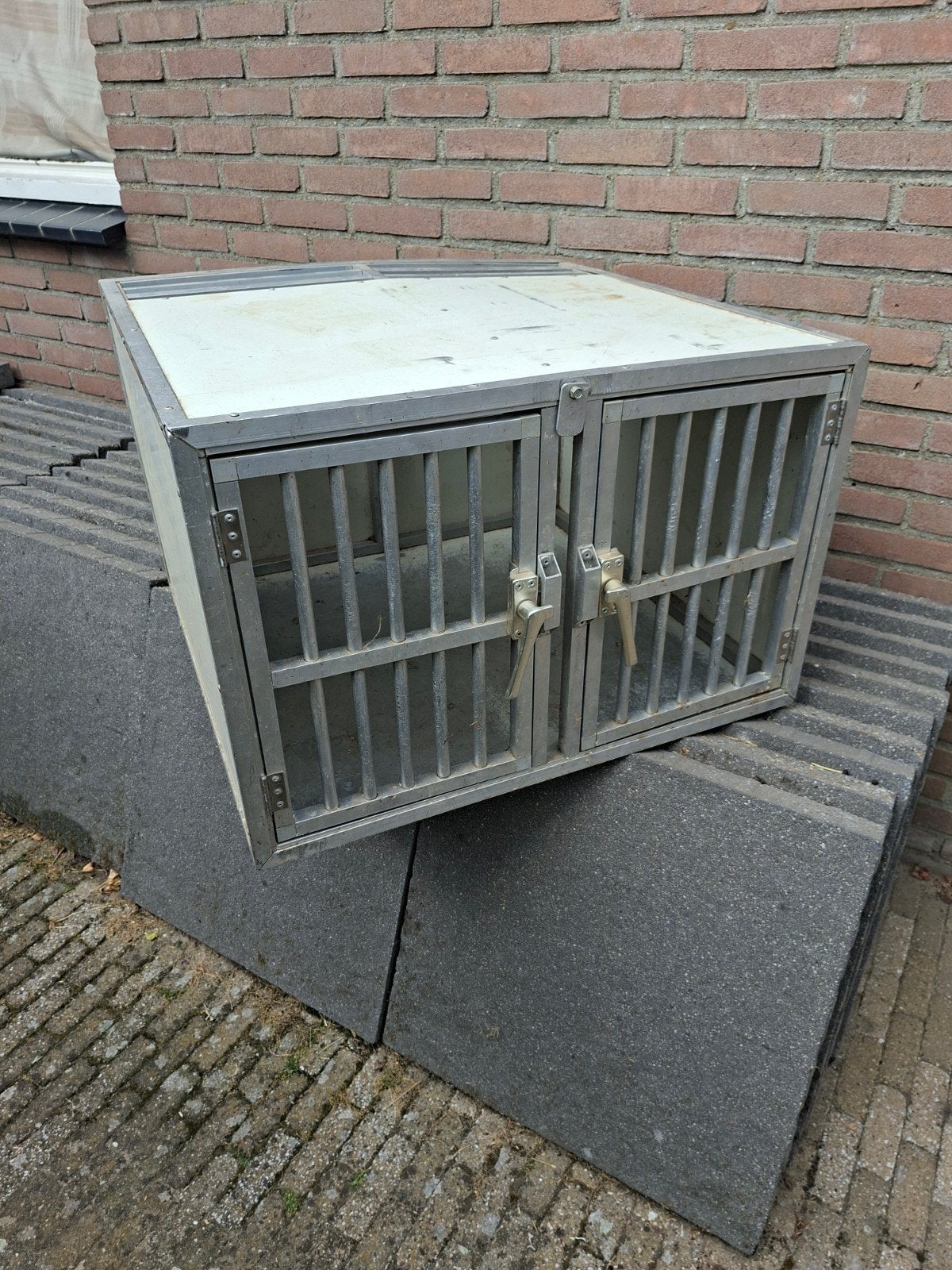 hondenkennel bench, Dieren en Toebehoren, Ophalen, Hondenkennel