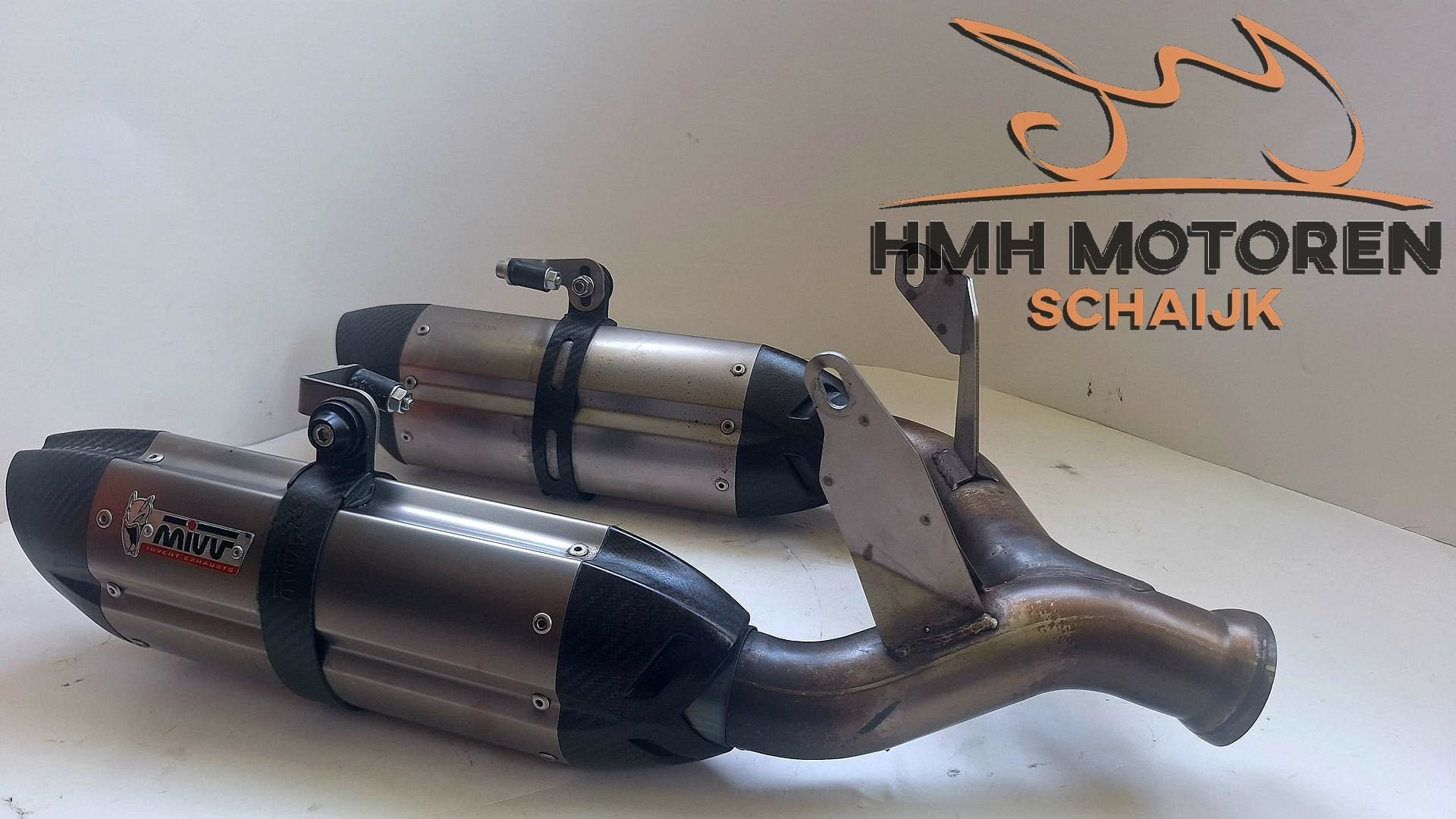 MIVV Suono Steel RVS dempers KTM 990 Superduke '05-'13 E9, Motoren, Gebruikt, -, -, Ophalen of Verzenden