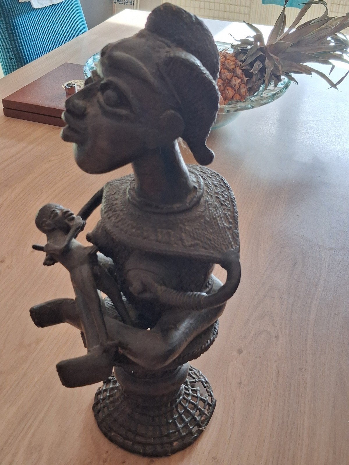 maternité Tikar Cameroun, Antiquités & Art, Enlèvement ou Envoi, Bronze