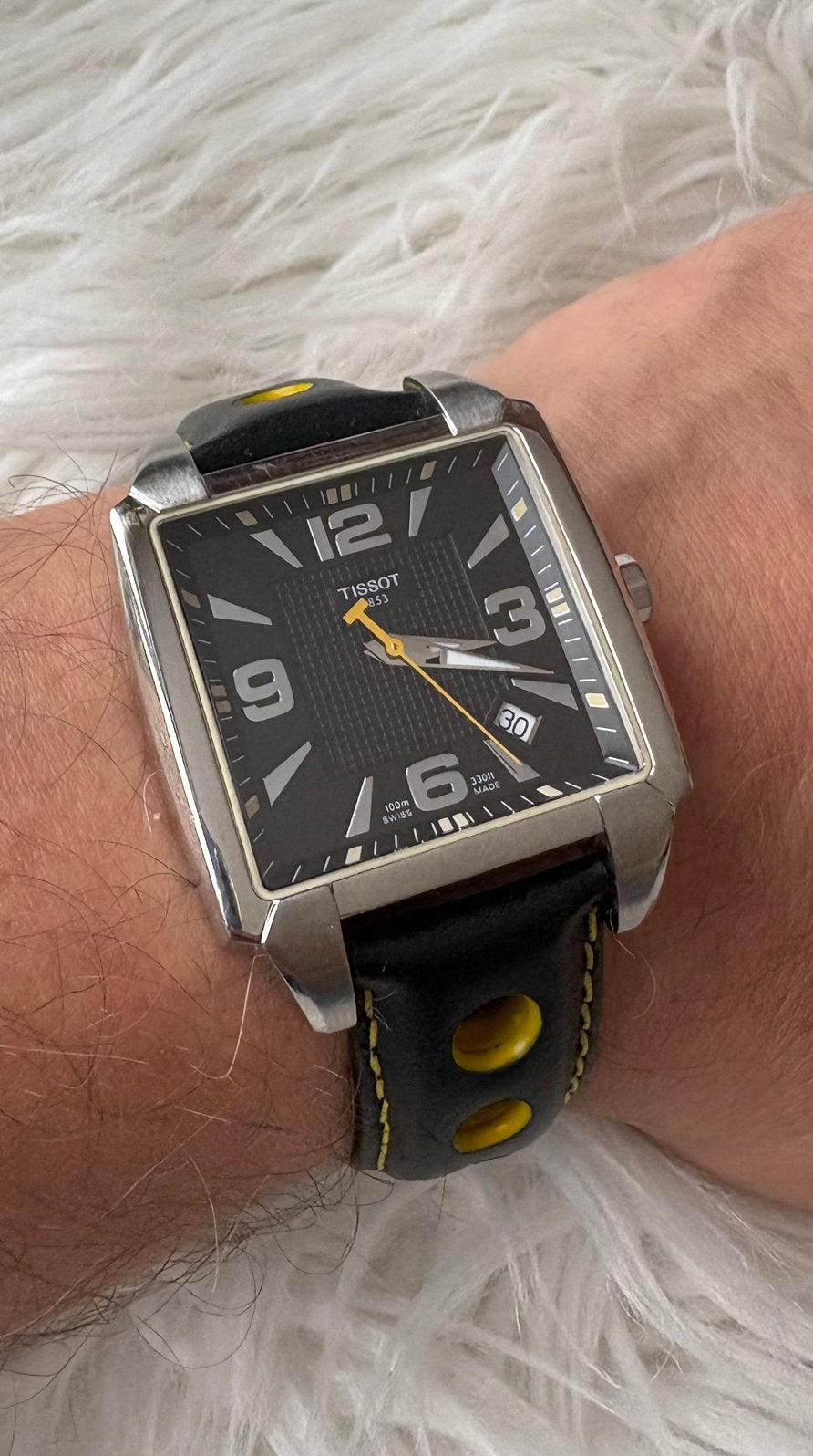 Montre Tissot, Montre-bracelet, Autres marques, Enlèvement ou Envoi, Cuir